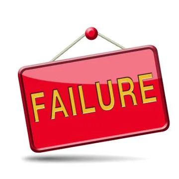Failure Stock Illustration