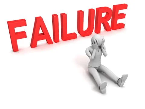 Failure Stock Illustration