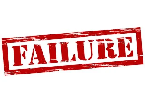 Failure Illustrazione stock