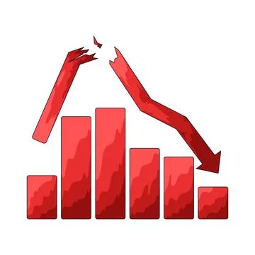 Failure illustration Stock Illustration