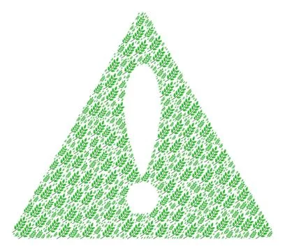 Failure Sign Pattern of Leaf Branch Items Stock Illustration