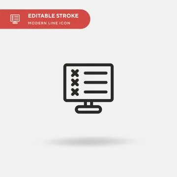 Failure Simple vector icon. Illustration symbol design template for web mobil 스톡 일러스트