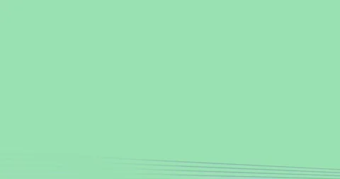 Faint corner lines starting green purple bands sliding and fading on transparent Stock Footage 327352492