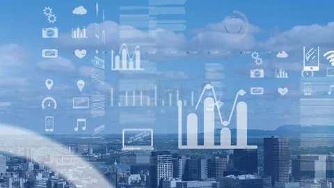 Faint dashboard elements rising, translucent HUD expanding from lower-left, Stock Footage 329870467