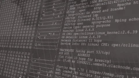 Faint digital overlay appearing above PV array, scan output scrolling, showing Stock-Footage 331736637