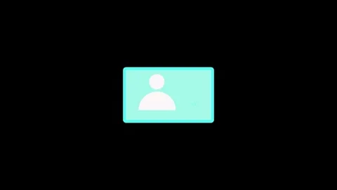 A faint glowing rectangle against a dark background. Glowing rectangle ligh.. Video stock 337567690