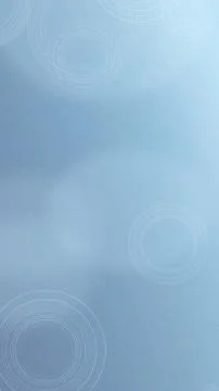 Faint ring patterns drift across a soft blue gradient, creating a minimal, .. 库存插图