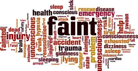 Faint  word cloud Stock Illustration