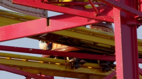Fair Carnival Ride 7 Stock Footage 99015792
