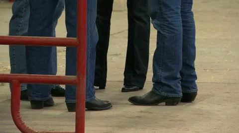 Fair cowboy boots Stock Footage 12504895