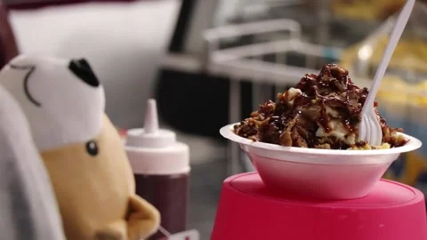 Fair Food Pulled Pork Stock-Footage 136694549