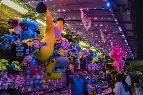 Fair ground attractions Stock Photos