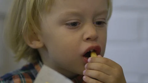 Fair-haired boy Stock Footage 106555201