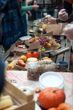 Fair of masters of cooking Stock Photos