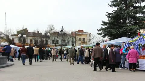Fair Panorama Left Right Stock Footage 11178148