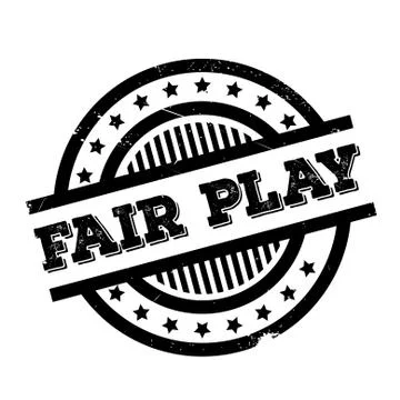 Fair Play rubber stamp Stock Illustration