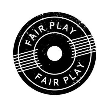 Fair Play rubber stamp Stock Illustration