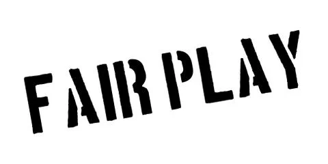 Fair Play rubber stamp Stock Illustration