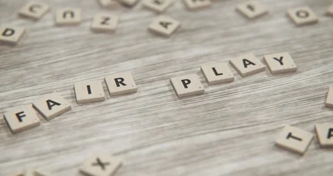 Fair Play Tiles moving on the table Stock Footage 251435442