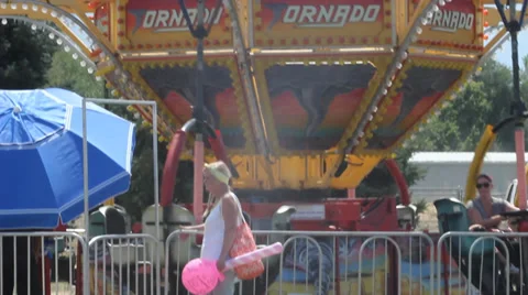 Fair ride Stock Footage 27815992