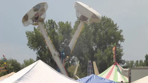 Fair Ride Stock Footage 27816689