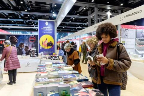 Fair of small and medium publishing "More books, more free" Stock Photos