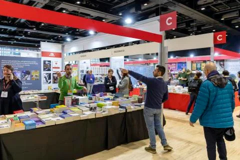 Fair of small and medium publishing "More books, more free" Stock-Fotos