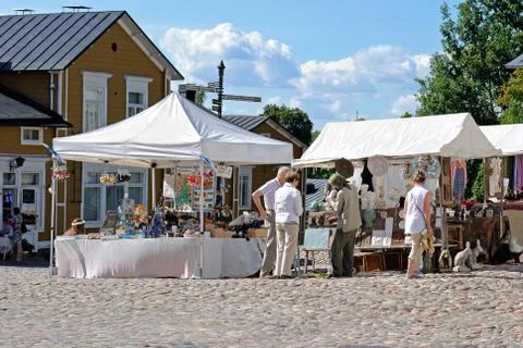 Fair on the square. Stock Photos