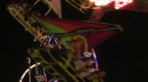 Fair Superman Ride 動画素材 10882436