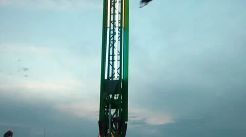 Fair Swings at Dusk 動画素材 12578356