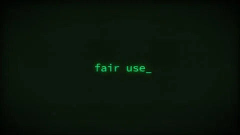Fair Use, Typing Text, Retro Computer Screen Stock Footage 312449149