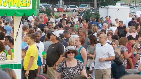 FairCrowd Stock Footage 24697414