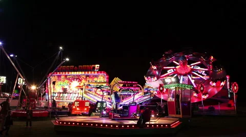 Fairground 08 Stock Footage 2860027