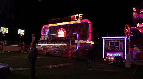 Fairground 16 Stock Footage 2856098
