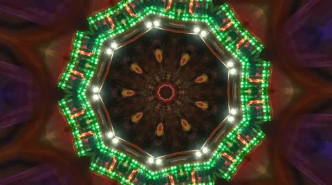 Fairground Kaleidoscope Stock Footage 57279394