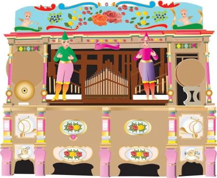 Fairground Organ Stock-Illustration