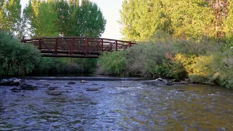 Fairgrounds Park 05 | Sunset | Big Thompson | Loveland, Colorado | 4K Footage Stock Footage 220097712