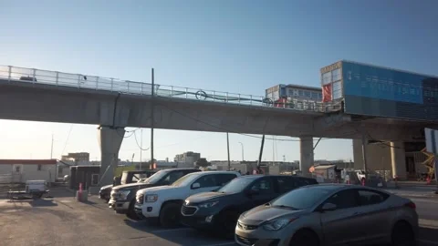 Fairview Train Station during Cold Morning Stock Footage 230693912