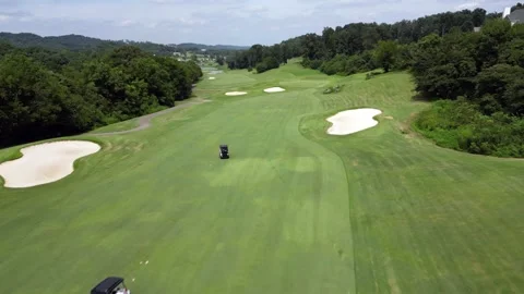 Fairway chase Vídeo Stock 248055690