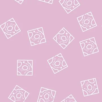 Fairway ships line vector seamless pattern black 스톡 일러스트