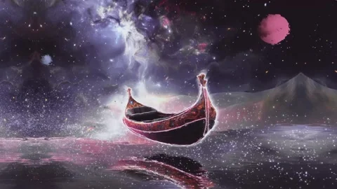 Fairy boat Stock Footage 276104163