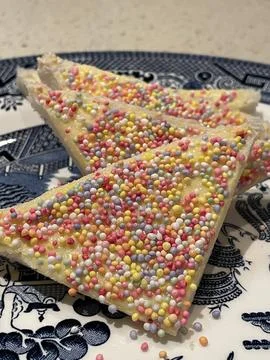 Fairy Bread Closeup Stock Photos