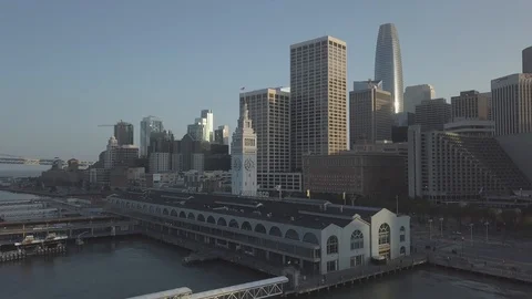 Fairy Building Embarcadero Empty 4k 3840x2160 23 976fps D Cinelike Stock Footage 128811122