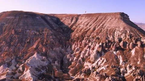 Fairy Chimneys in Cappadocia, Turkey Stock Footage 185364245