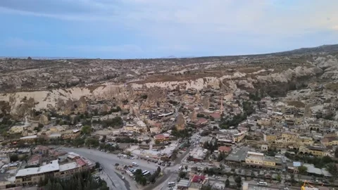 Fairy chimneys Cappadocia Turkey Vídeo Stock 238607169
