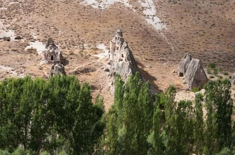 Fairy chimneys Stock Photos