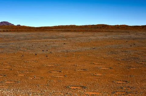 Fairy Circles - Namibia Stock Photos