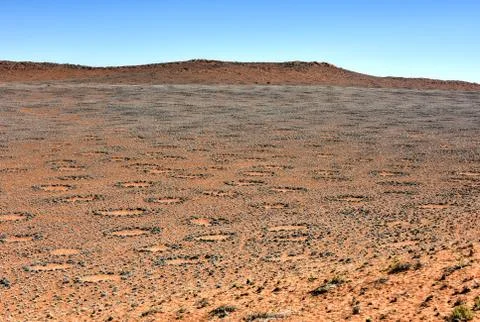 Fairy Circles - Namibia Stock Photos