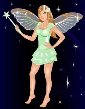 Fairy Costume Stock Illustration