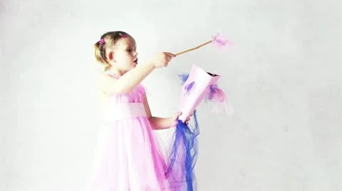Fairy doing magic Stock Footage 11810977